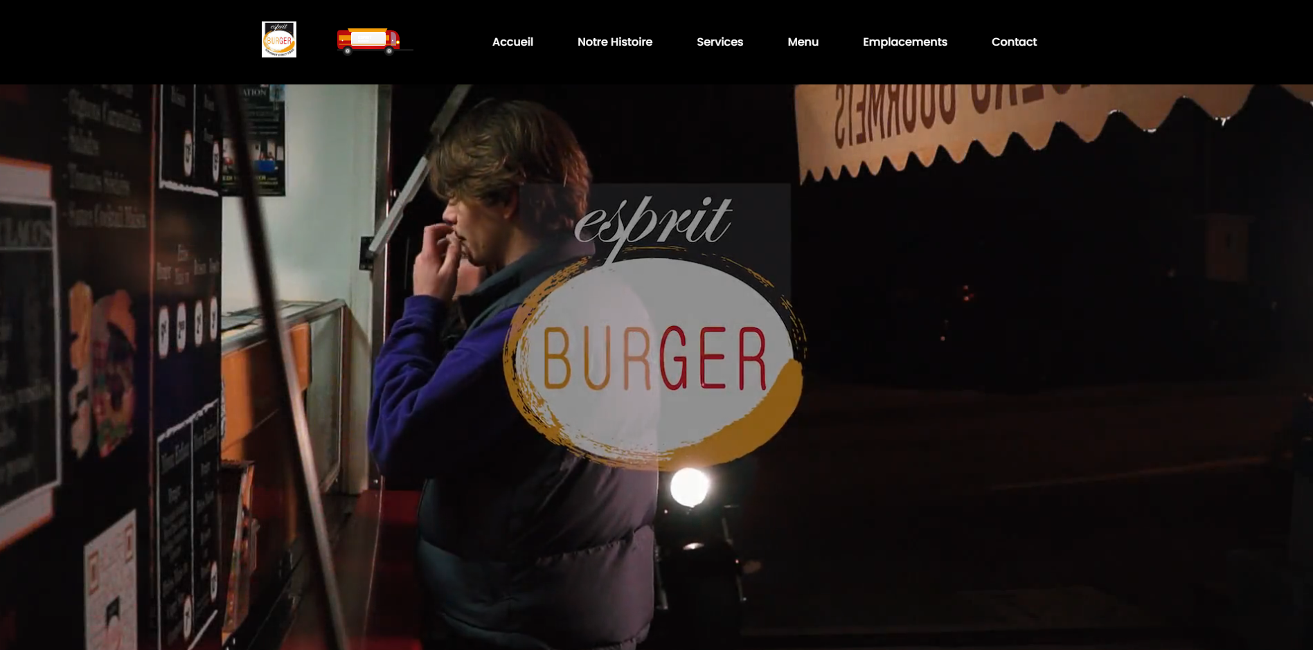 Site web Esprit Burger - Food truck